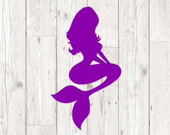 Mermaid svg, mermaid silhouette svg, cutting files for cricut silhouette, INSTANT DOWNLOAD