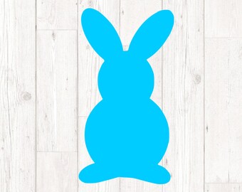 Download Bunny Silhouette Svg Etsy