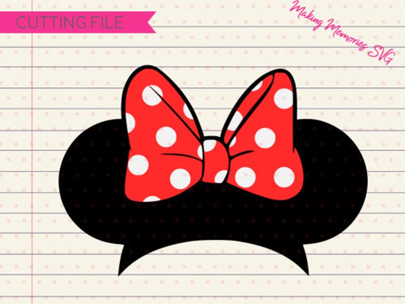 Download Minnie mouse svg LAYERED Minnie ears svg minnie mouse | Etsy