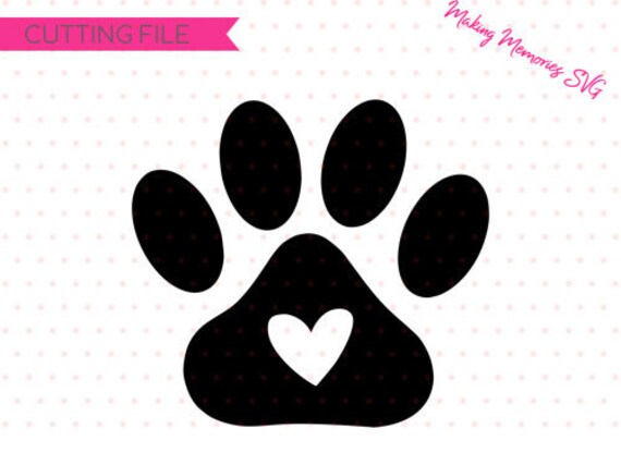 Free Free Dog Paw Heart Svg 499 SVG PNG EPS DXF File