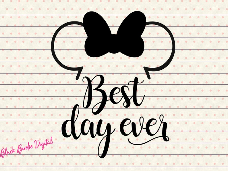 Download Disney Best day Ever Minnie Mouse svg disney svg disney | Etsy