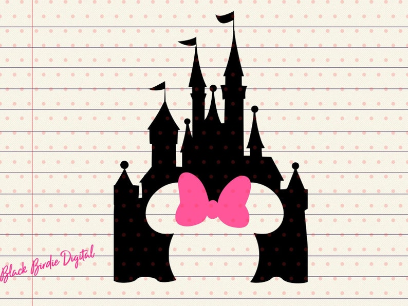Download Disney Castle Minnie Mouse Bow svg disney castle svg ...