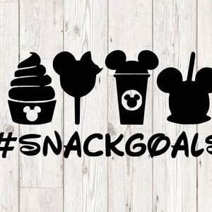 Snack goals svg, hashtag snack goals svg, vacation cutting files for cricut silhouette, png, eps, svg