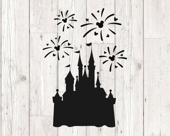 Free Free 306 Disney Castle And Fireworks Svg SVG PNG EPS DXF File