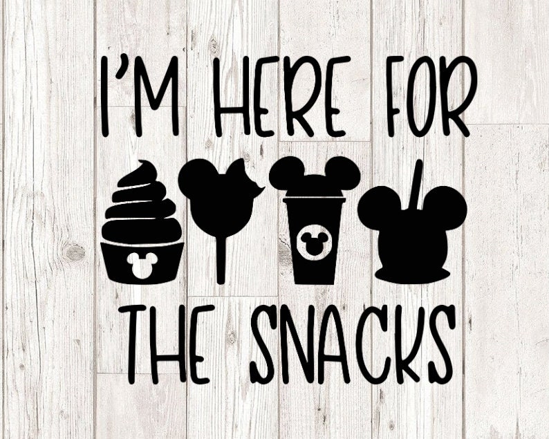 Snacks Svg Mickey Mouse Svg Vacation 