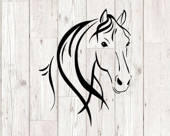 Download Horse Svg Horse Head Svg Beautiful Horse Svg Cutting Files Etsy PSD Mockup Templates