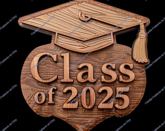 Class of 2025 Schlüsselanhänger: Abitur Abschluss (SVG PNG)