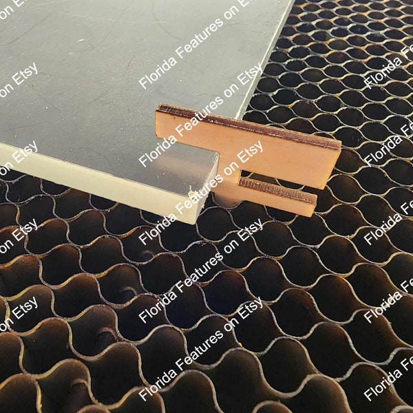 Digital Download Laser Cut File for OMTech CO2 Laser Standoff Honeycomb Bed, Anti-Flashback Mod, 3mm Thick Material, 6mm Thick Material