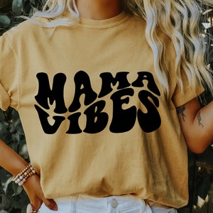 Mama Vibes SVG | Mama SVG, Retro Svg, Groovy Svg, Mother's Day Svg, Mom Life Svg, Mama Svg, Best Bonus Mom Svg, Trendy Svg, Boho Mama Svg