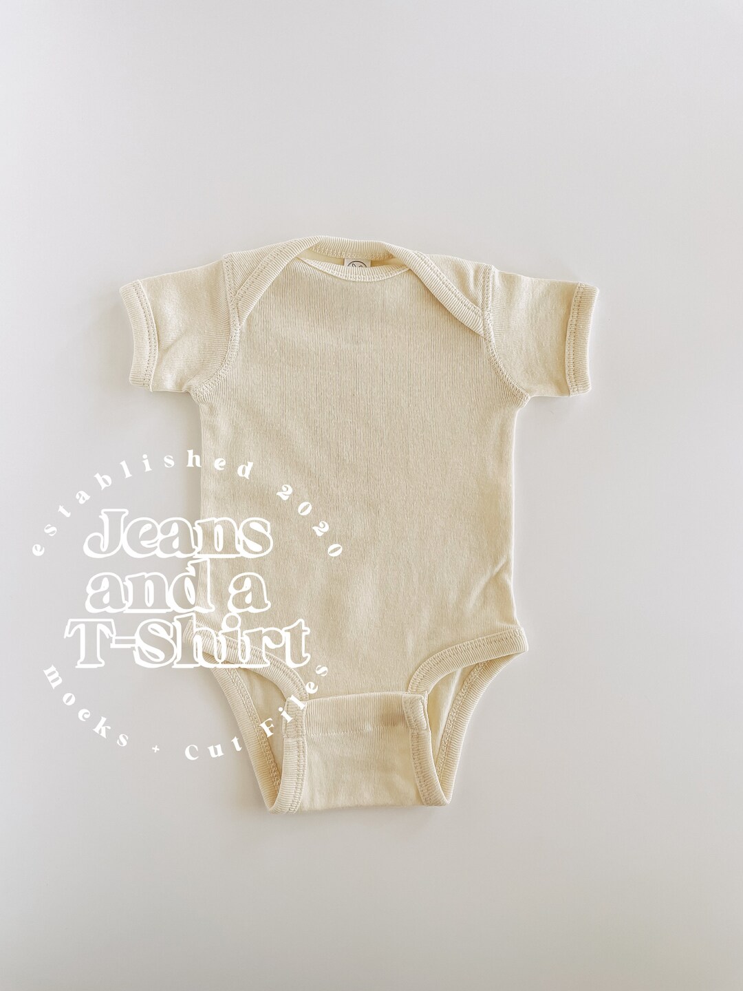 Natural Rabbit Skins Bodysuit Mockup, Rabbit Skins Shirt Mockup ...