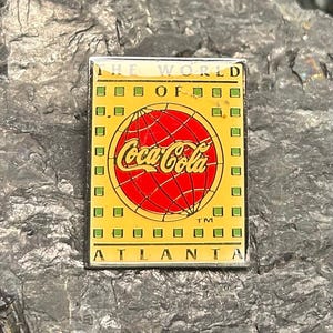 Vintage World of Coca Cola Atlanta Enamel Pin