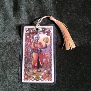 Tarot Mucha Bookmark/ Prince of Pentacles
