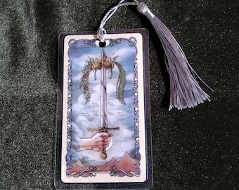 Tarot Mucha Bookmark/ Ace of Swords