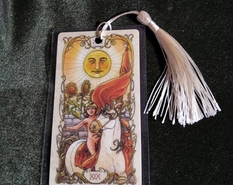 Tarot Mucha Bookmark/ The Sun XIX