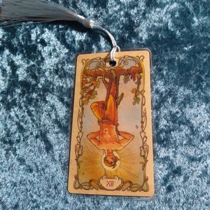 Tarot Mucha Bookmark/ Hanged One