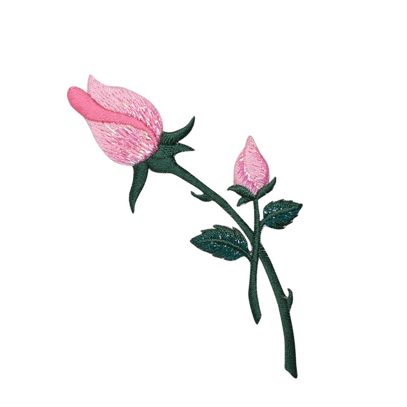 Gardening Embroidered Iron On Applique Patch Spring Garden Tulips
