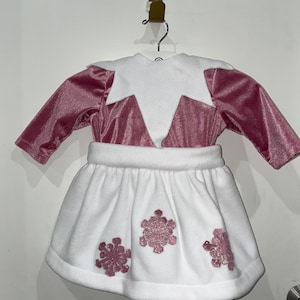 Christmas Girl Pink Elf costume