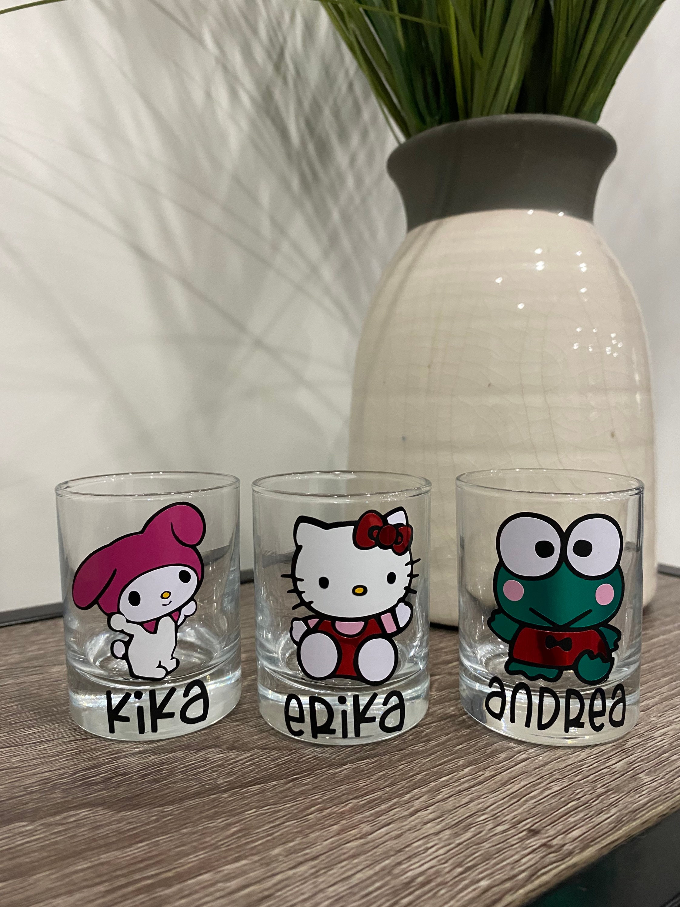 Sanrio Shot Glass With Personalization Sanrio Shot Glass Etsy