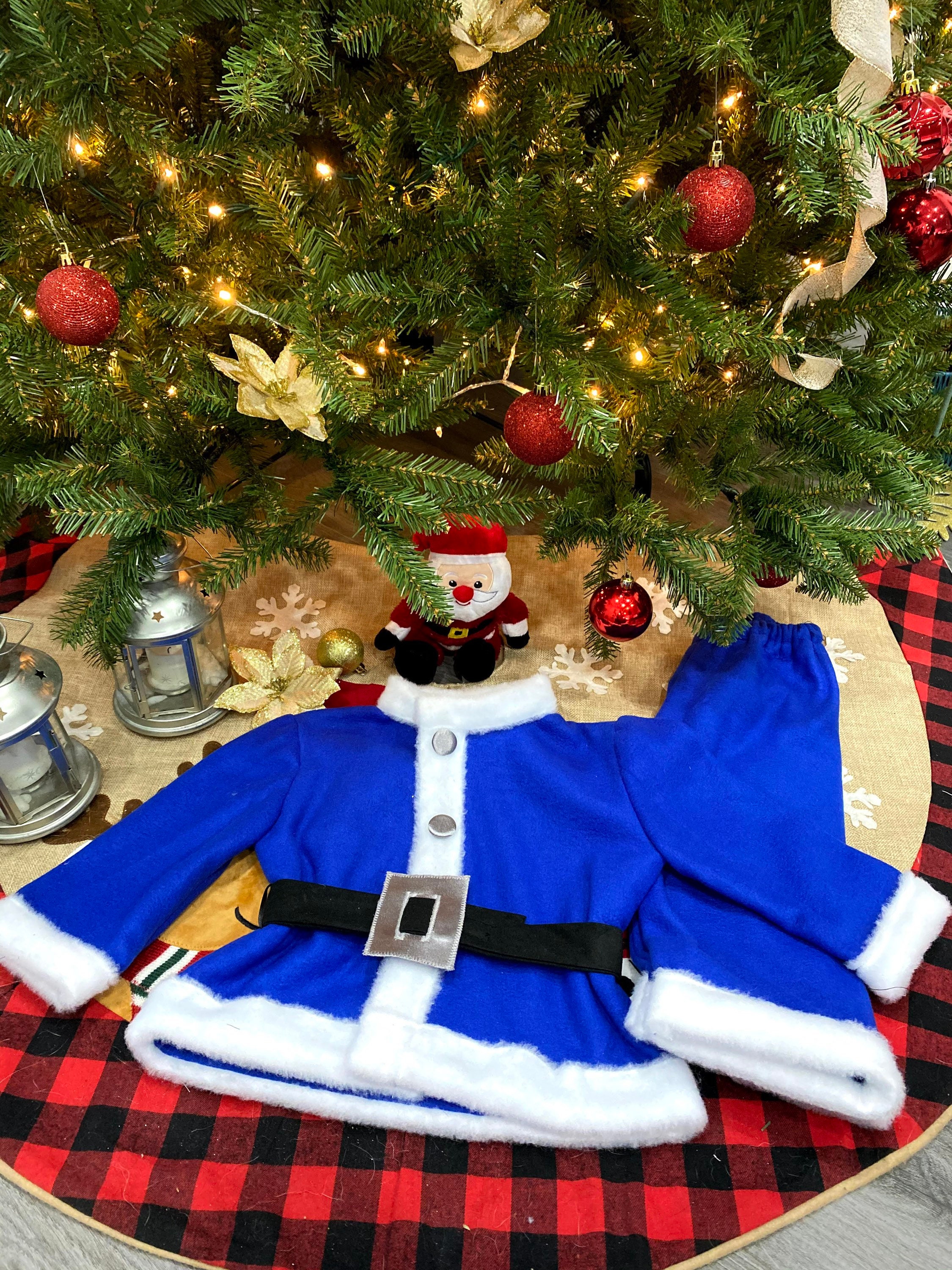 Blue santa outfit hot sale