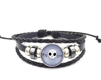 Skull Bracelet, Zombie Bracelet, Alien Adjustable Bracelet for Men Women