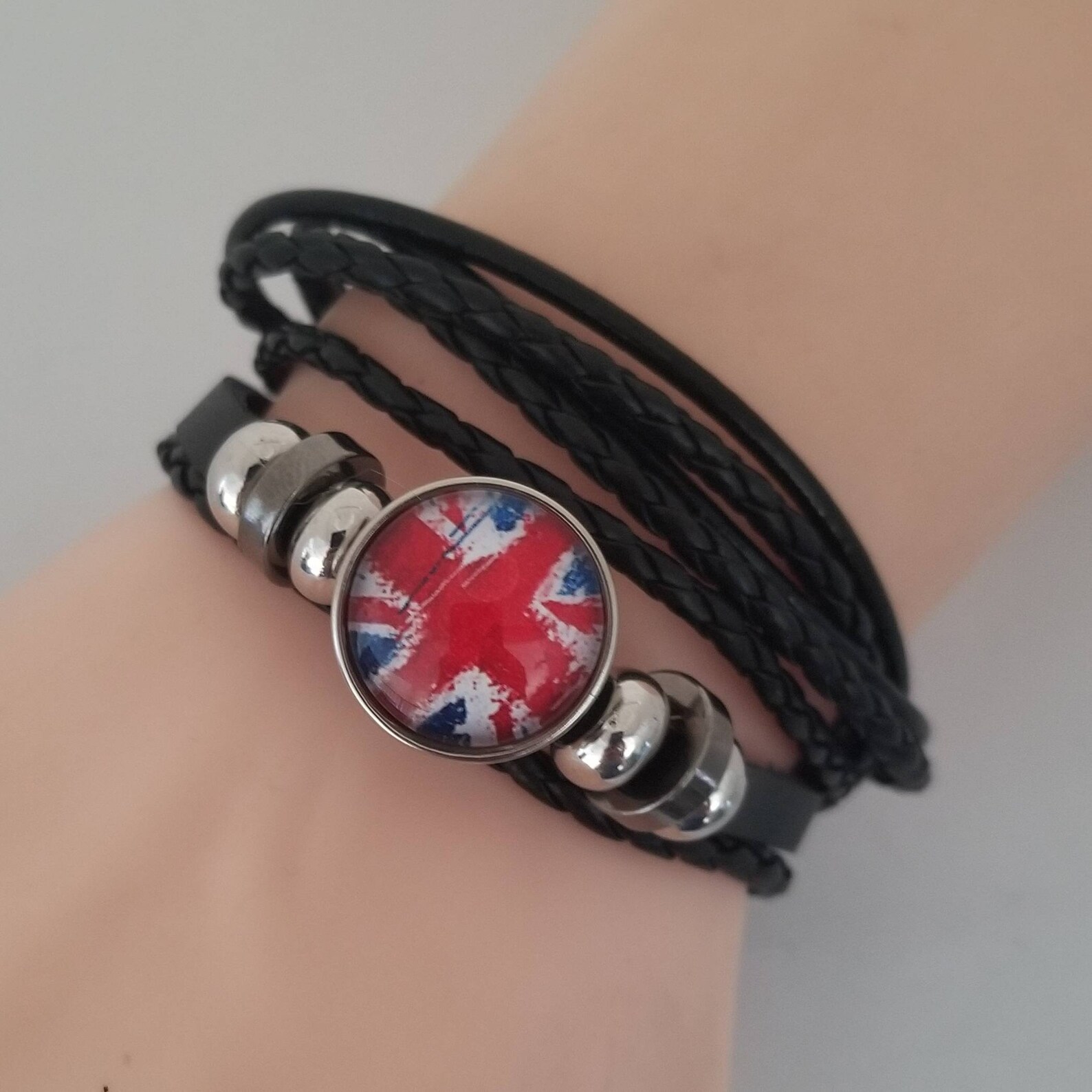 British Bracelet Set Great Britain Bracelets Etsy