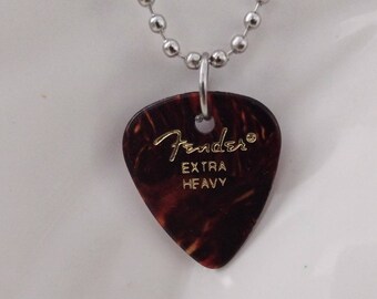 Eddie Guitar Pick Necklace, EM Necklace, Eddie Necklace, Necklace for Men Women - 451 Pick