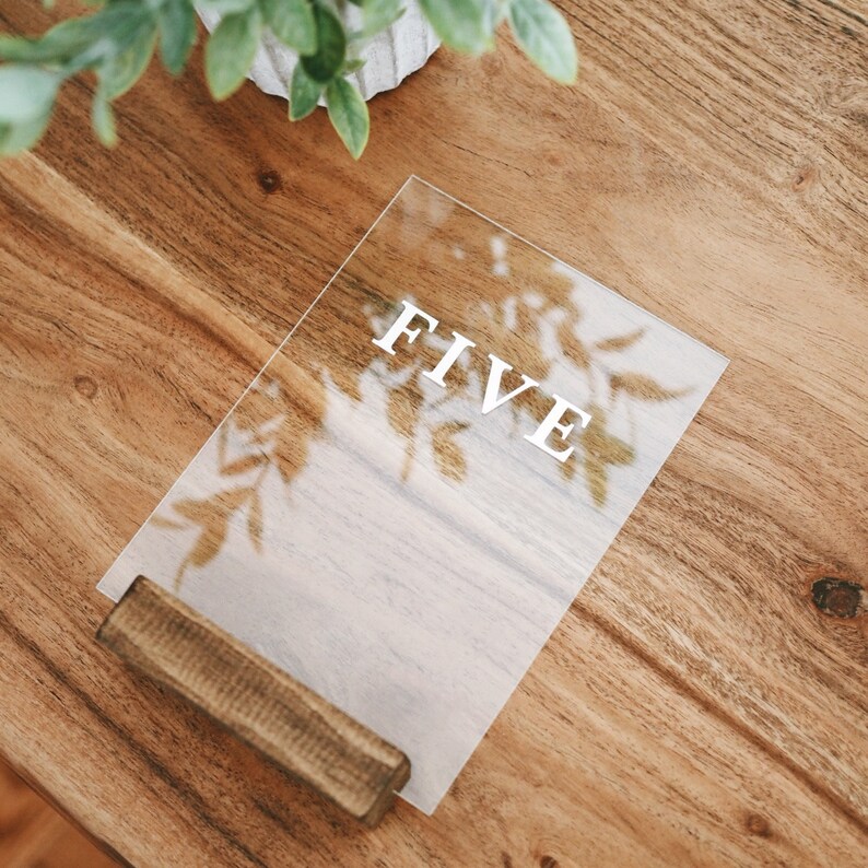 Clear Acrylic Blanks 5x7 DIY Signage Etsy