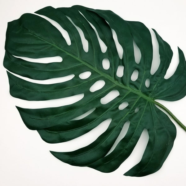Faux Monstera Leaf Etsy