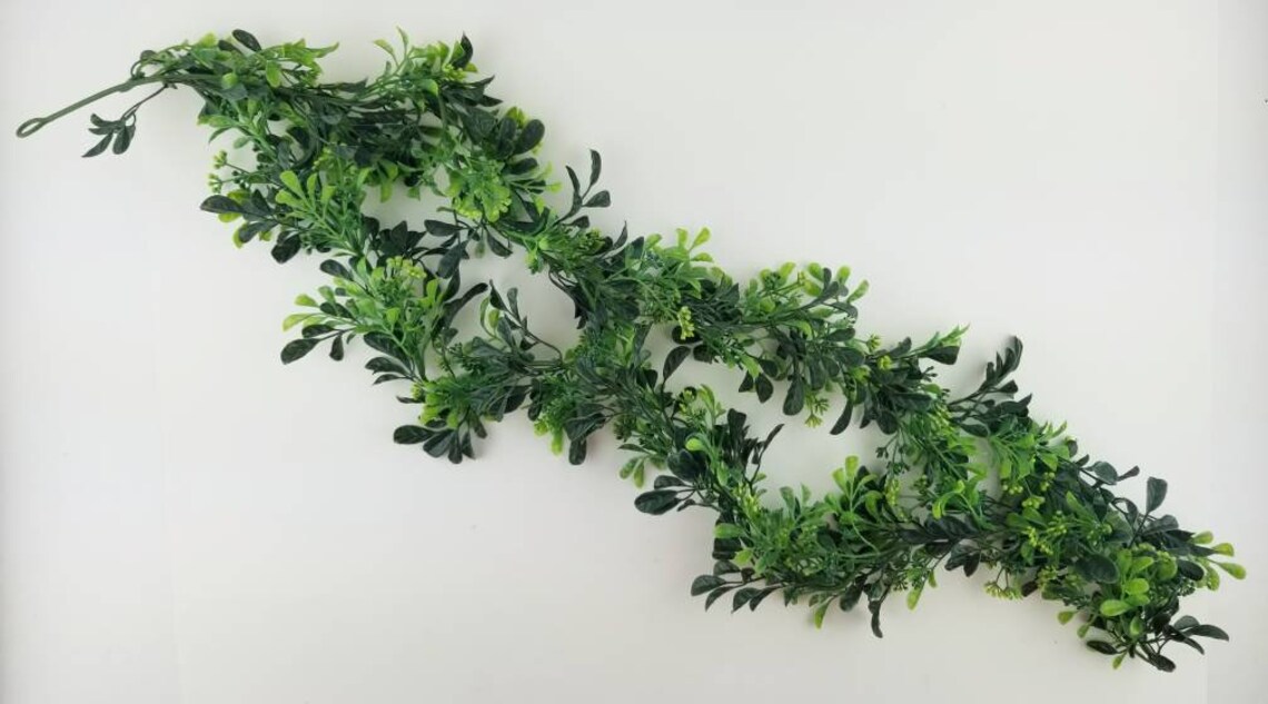 Plastic vines 2 pieces. Aquarium decor 35 inch vine. Flexible Etsy