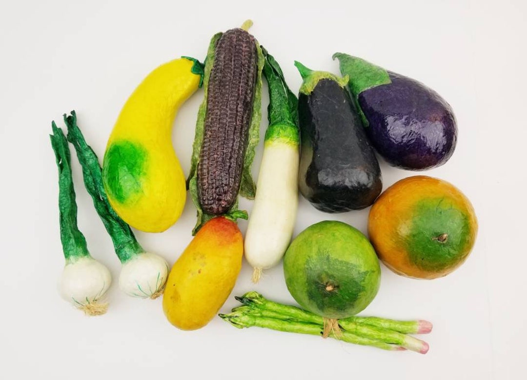 Artificial Vegetables Set of 11. Faux Vegetable Kitchen Home Etsy