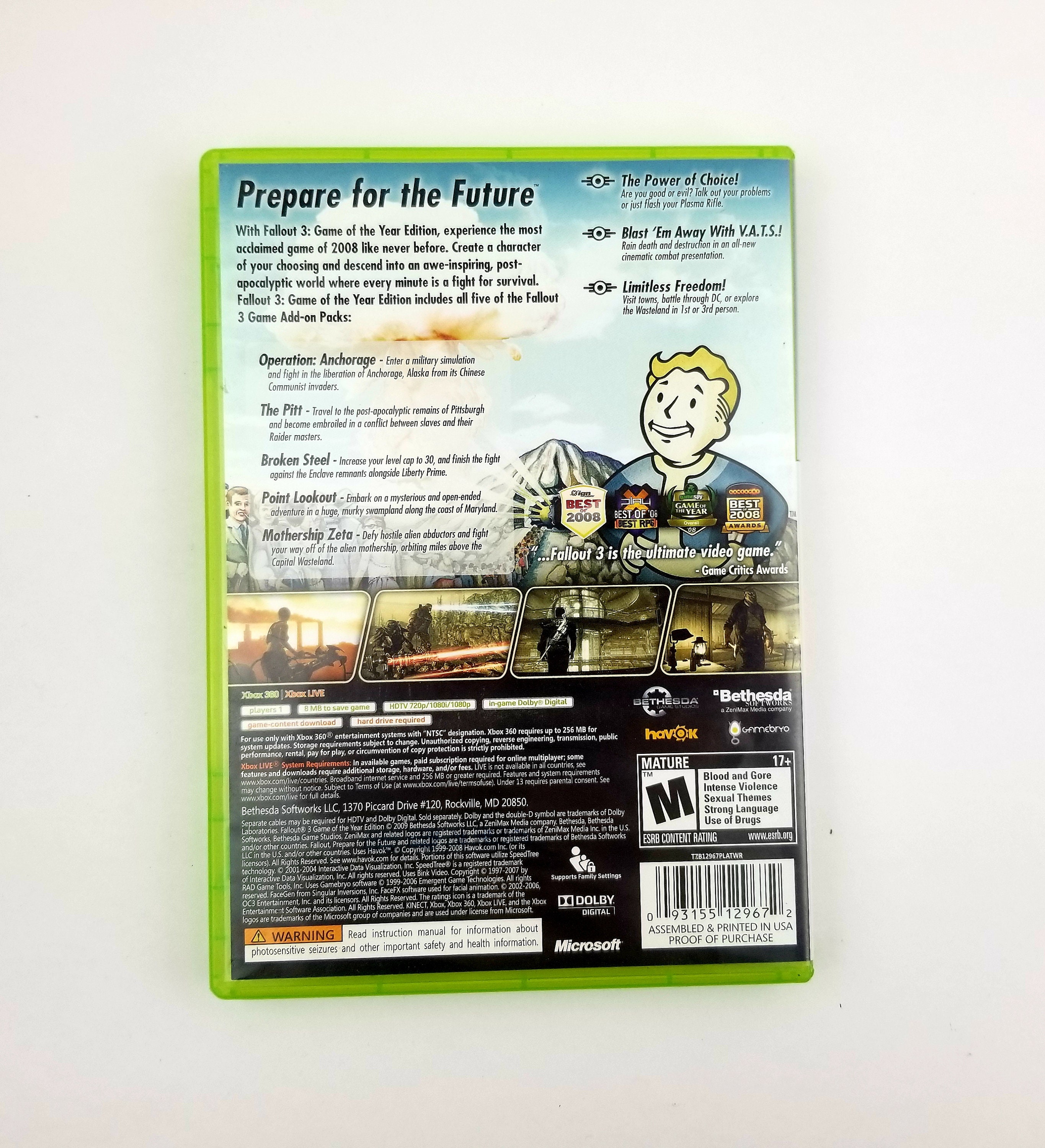 【中古】 Fallout 3: Game of The Year Edition (輸入版 EU) - Bethesda Softworks s-l400.jpg