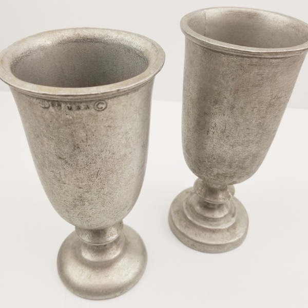 Pewter Goblet Etsy