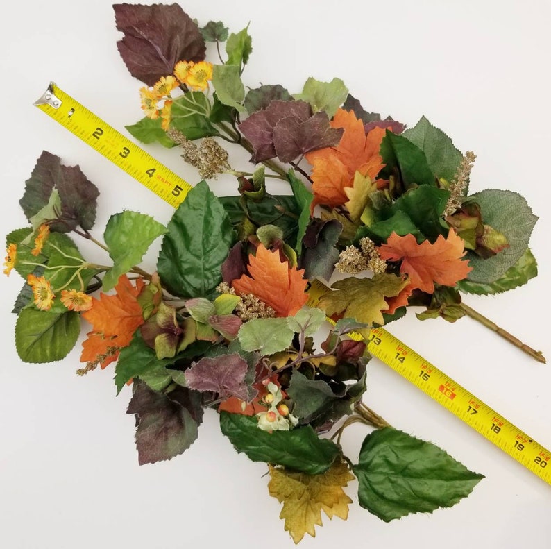 Faux Flower Stems Set of 2. Artificial Wildflower Stems With Etsy