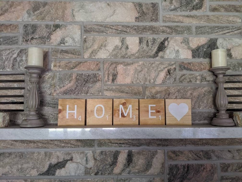 Large Scrabble Tiles Scrabble Tiles Wall Art Family Member Etsy UK