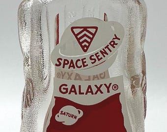 Galaxy Spaceman Green Syrup Bottle - Etsy