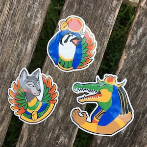 Egyptian Gods Stickers