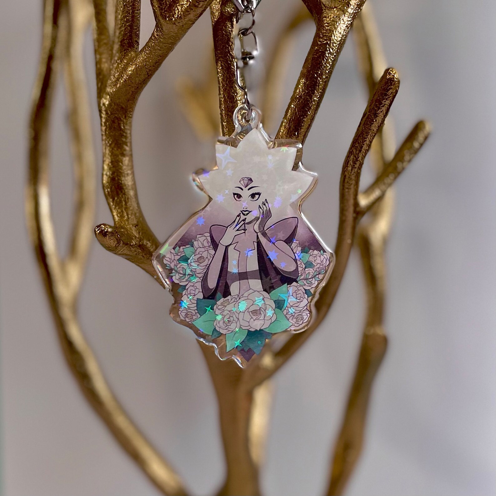 How are acrylic charms made