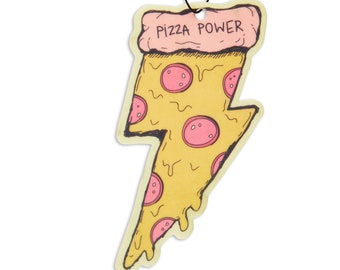 Ambientador de carro de 12 pacotes, ambientador de pizza, ambientador suspenso, ambientador de carro fresco, fresco, pizza, pizza de pepperoni, presente.
