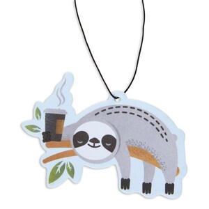 12 Pack Car Air Freshener, Sleepy Sloth Car Air Freshener, Cute Car Decoration, Gift, Premium Oils!