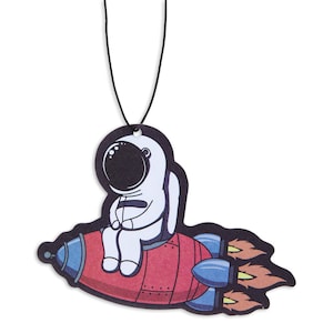 12 Pack Car Air Freshener, Astronaut Rocket Man Car Air Freshener, Cute Car Decoration, Gift, Scented with Premium Oils!