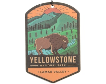 12 Pack Yellowstone National Park Car Air Freshener, Funny Air Freshener, Cute Air Freshener, Cool Car Air Freshener, Great Gift