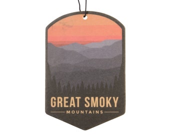 12 Pack Great Smoky National Park Car Air Freshener, Funny Air Freshener, Cute Air Freshener, Cool Car Air Freshener, Great Gift