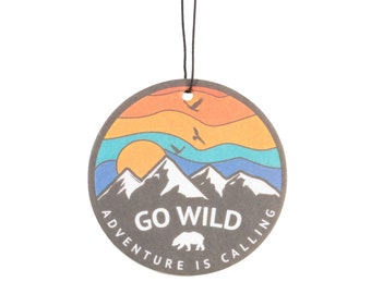 12 Pack Go Wild Car Air Freshener, Funny Air Freshener, Cute Air Freshener, Cool Car Air Freshener, Great Gift, Premium Scent