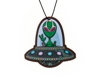 12 Pack Auto Luchtverfrisser, Grappige Luchtverfrisser, Leuke Luchtverfrisser, Coole Auto Luchtverfrisser, UFO Alien Luchtverfrisser, Koele Luchtverfrisser