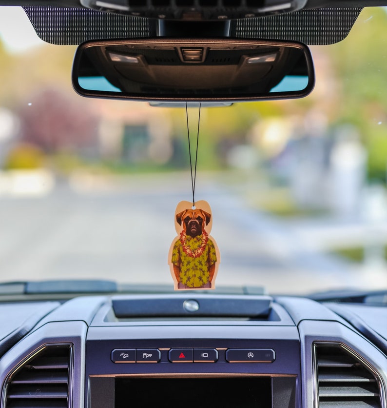 3pack Car Air Freshener Boxer Dog Hanging Air Freshener Etsy
