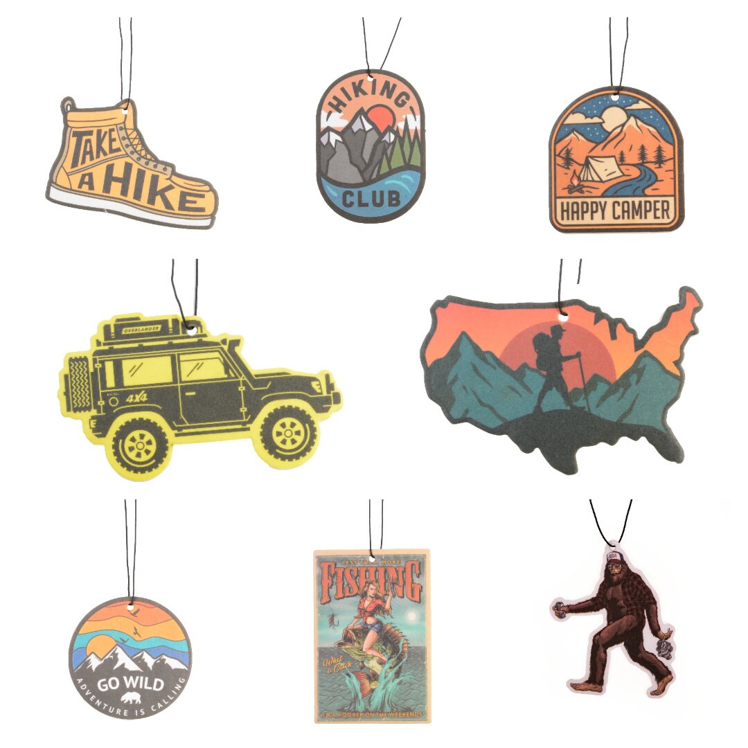 8 Pack Assorted Car Air Fresheners, Car Decoration, Cool Styles, Great