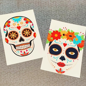 Ensemble de cartes postales La Muerte