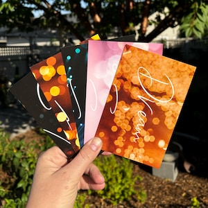 Jeu de cartes postales simples