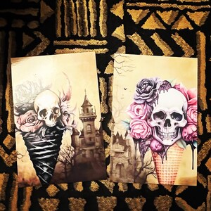 Jeu de cartes postales cône de cri perçant