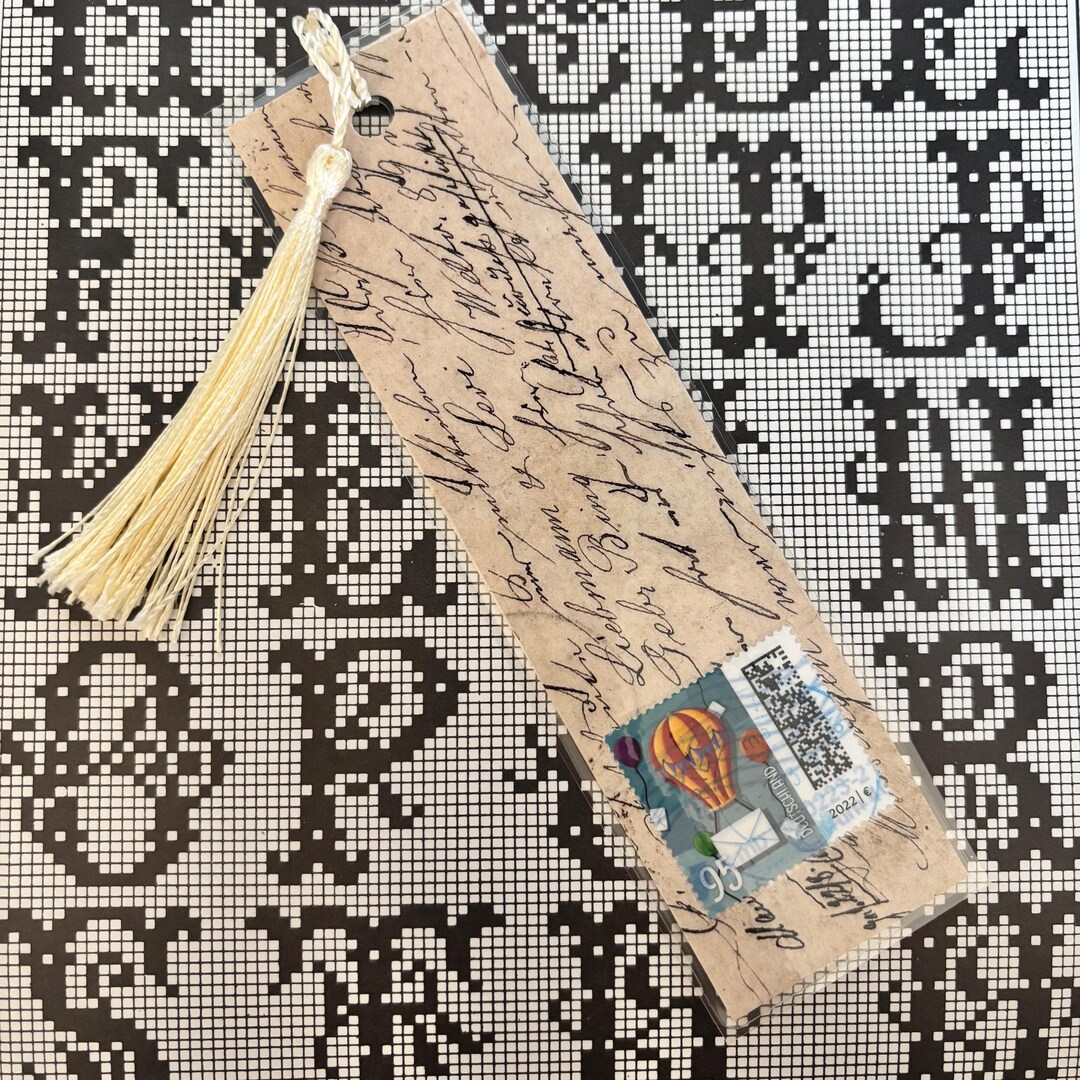 Laminated Bookmark From Germany - Etsy